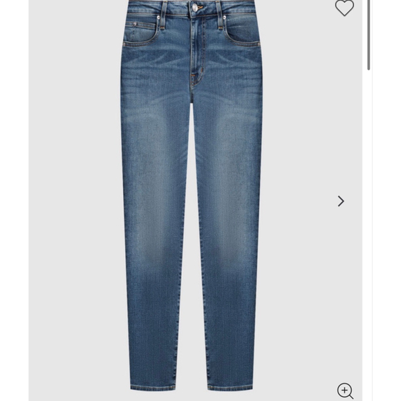 NWT SLVRLAKE Beatnik blue skinny jeans with a distressed effect SZ 25 - Picture 4 of 8